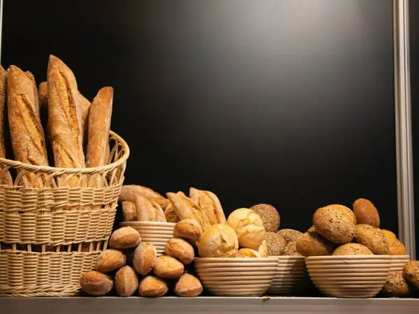 Différentes variétés de pains