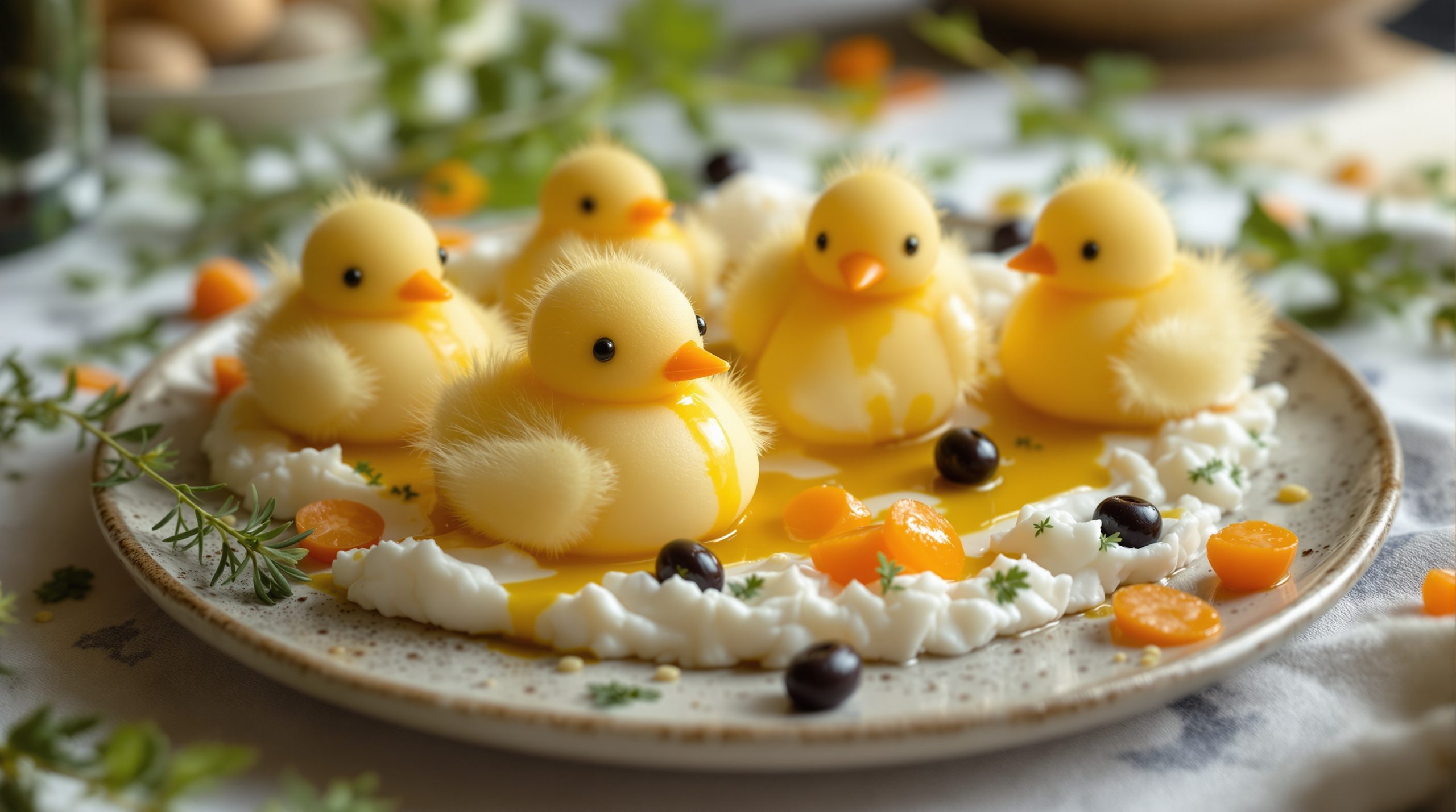 Poussins-œufs-cuisine