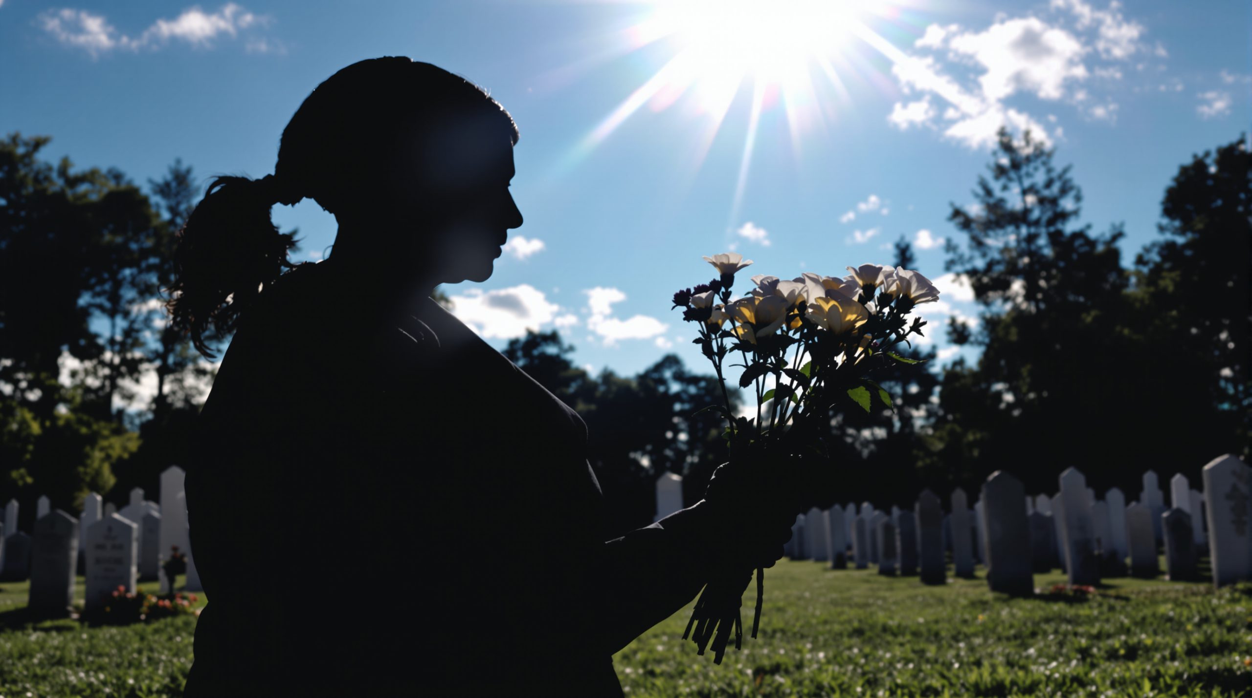 recueillement-tombe-fleurs