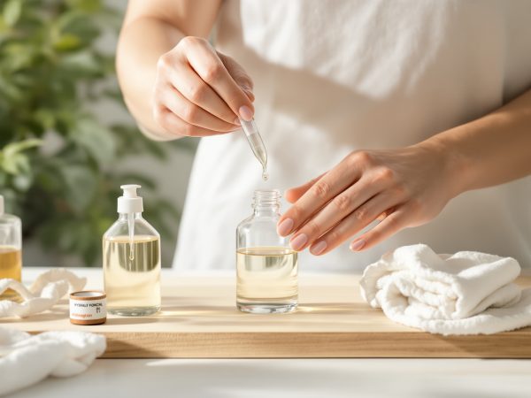 Préparation eau micellaire maison