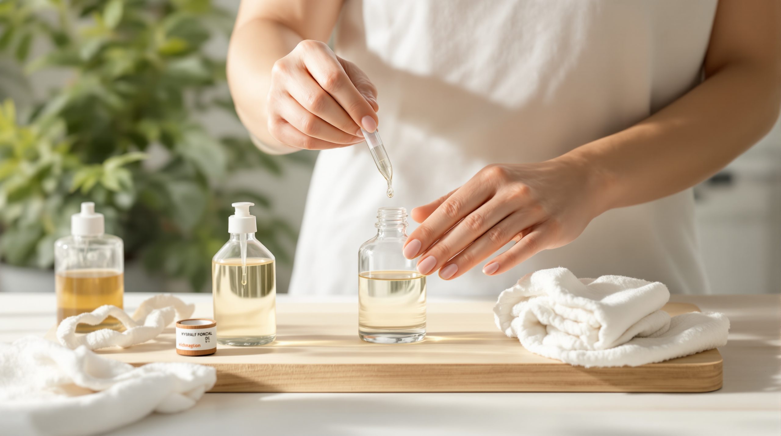 Préparation eau micellaire maison