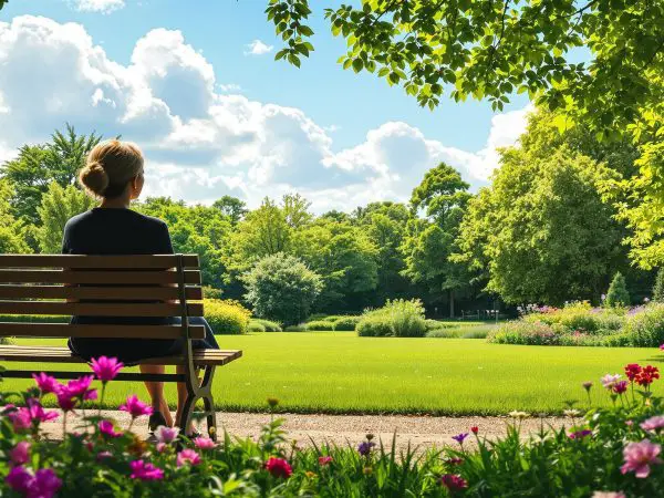 RéflexionSilencieuseJardin