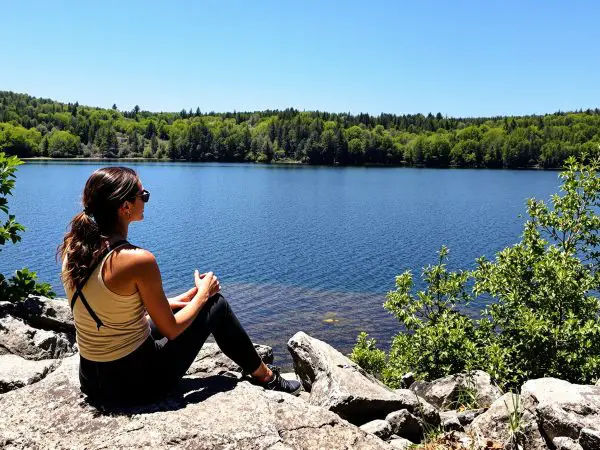 Sérénité au bord du lac