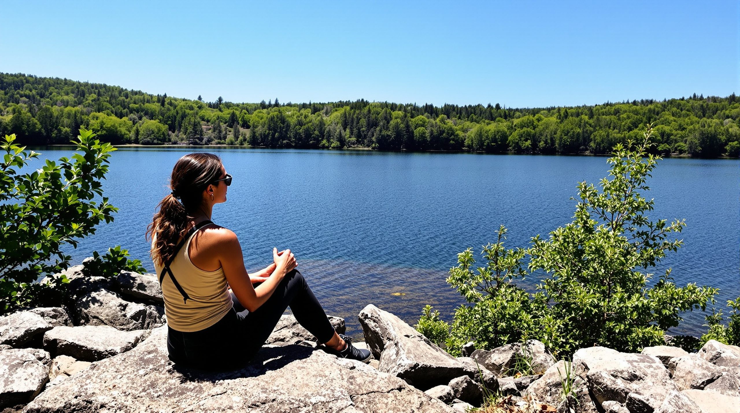 Sérénité au bord du lac