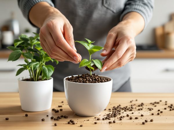 Application Marc Café Plante Anti-Moucherons