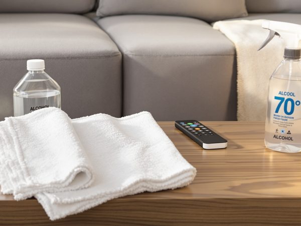 nettoyage-telecommande-salon