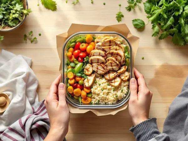 Préparation d'une astuce repas maison