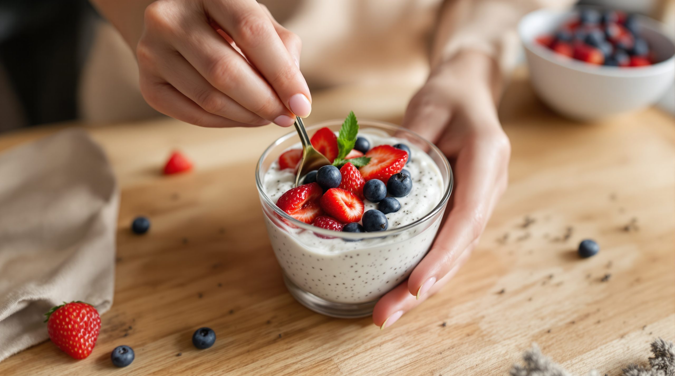 Pudding de graines saines