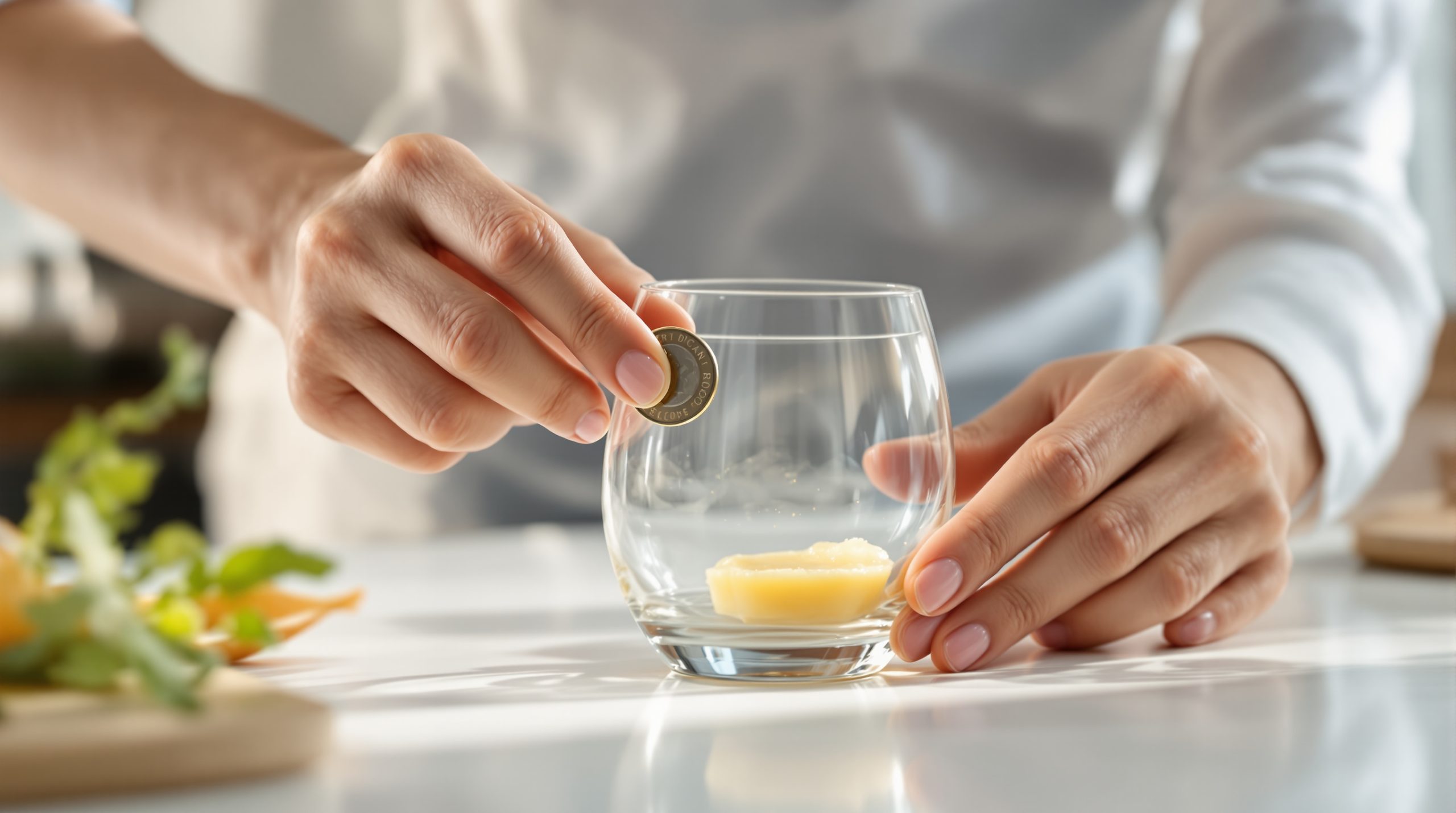 Piège astucieux verre cacahuète