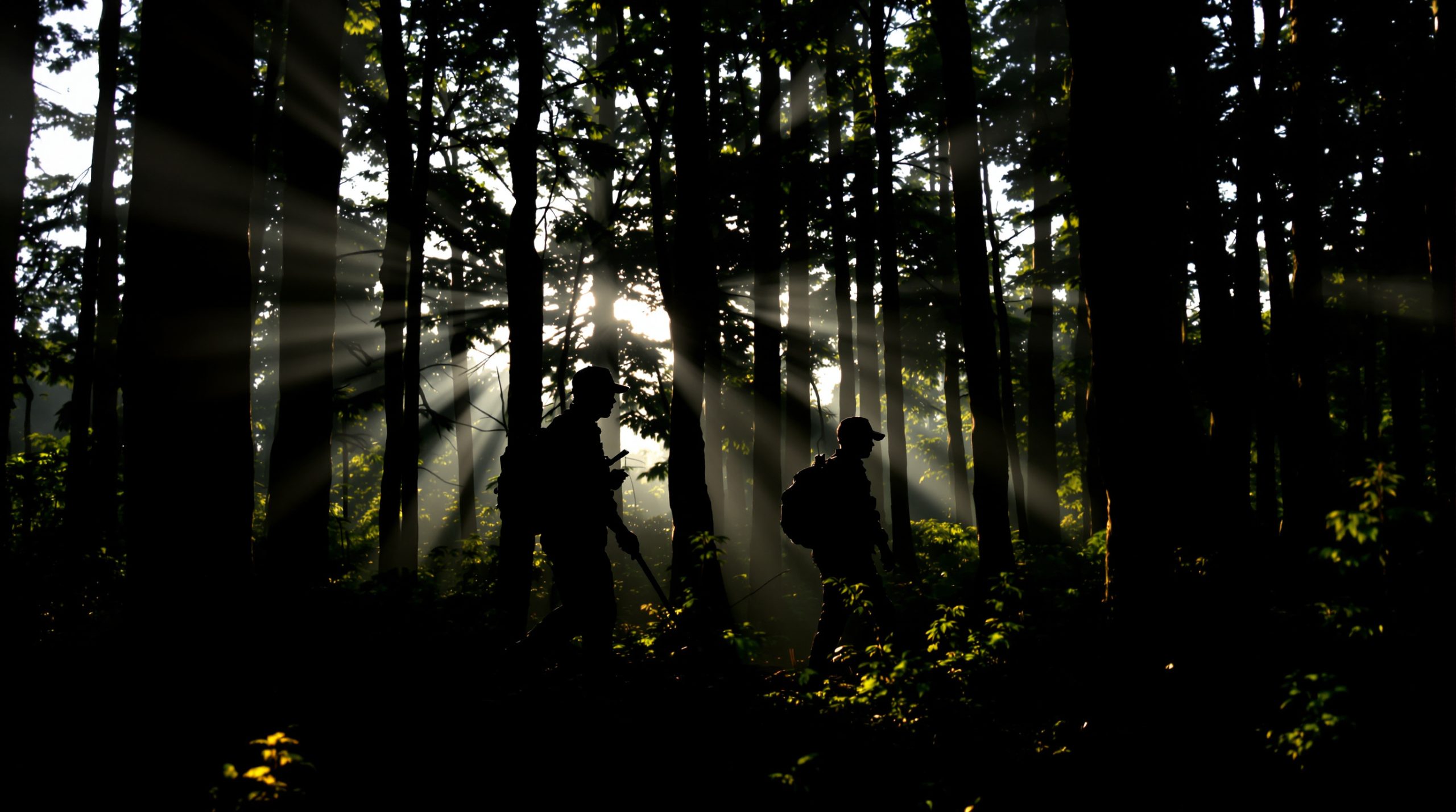 chasseurs_foret_lumineuse