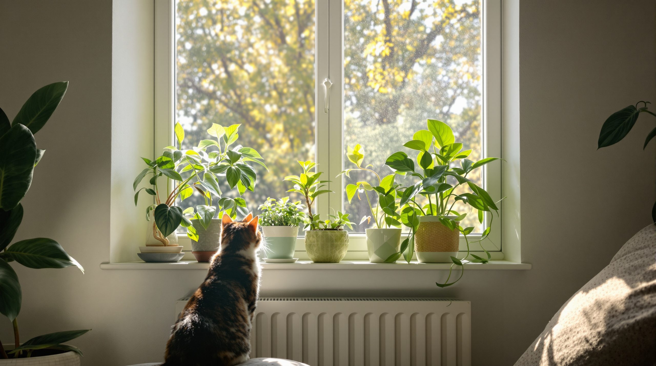 chat_plantes_salon