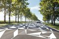 Des triangles blancs pour réduire la vitesse : l’innovation qui intrigue l’Hexagone