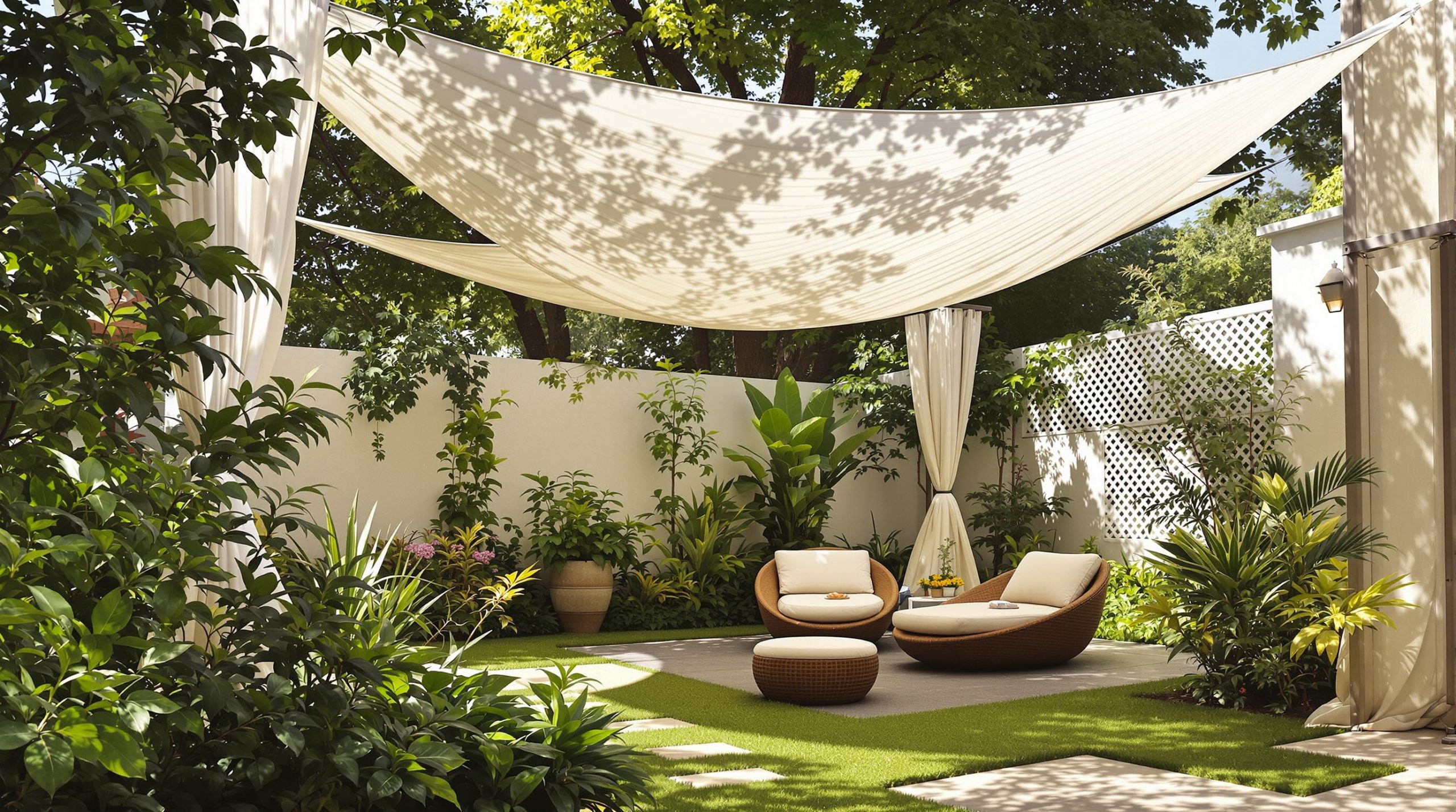 Oasis de fraîcheur jardin
