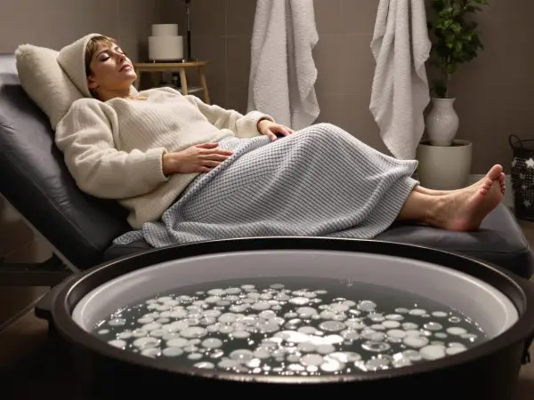 Réflexe d'apaisement dans la salle de bain