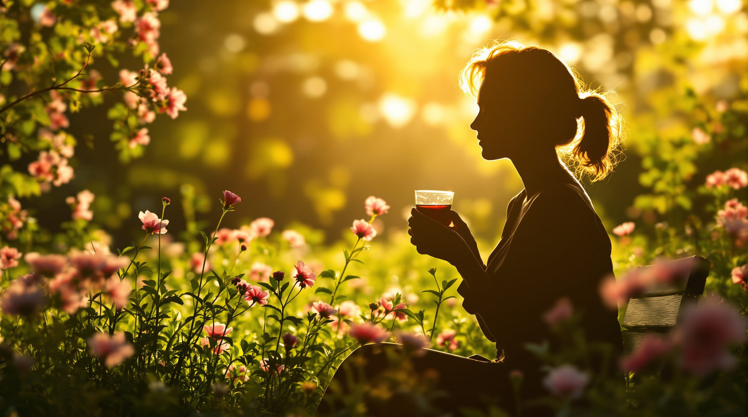 Vieillesse paisible et sereine au jardin